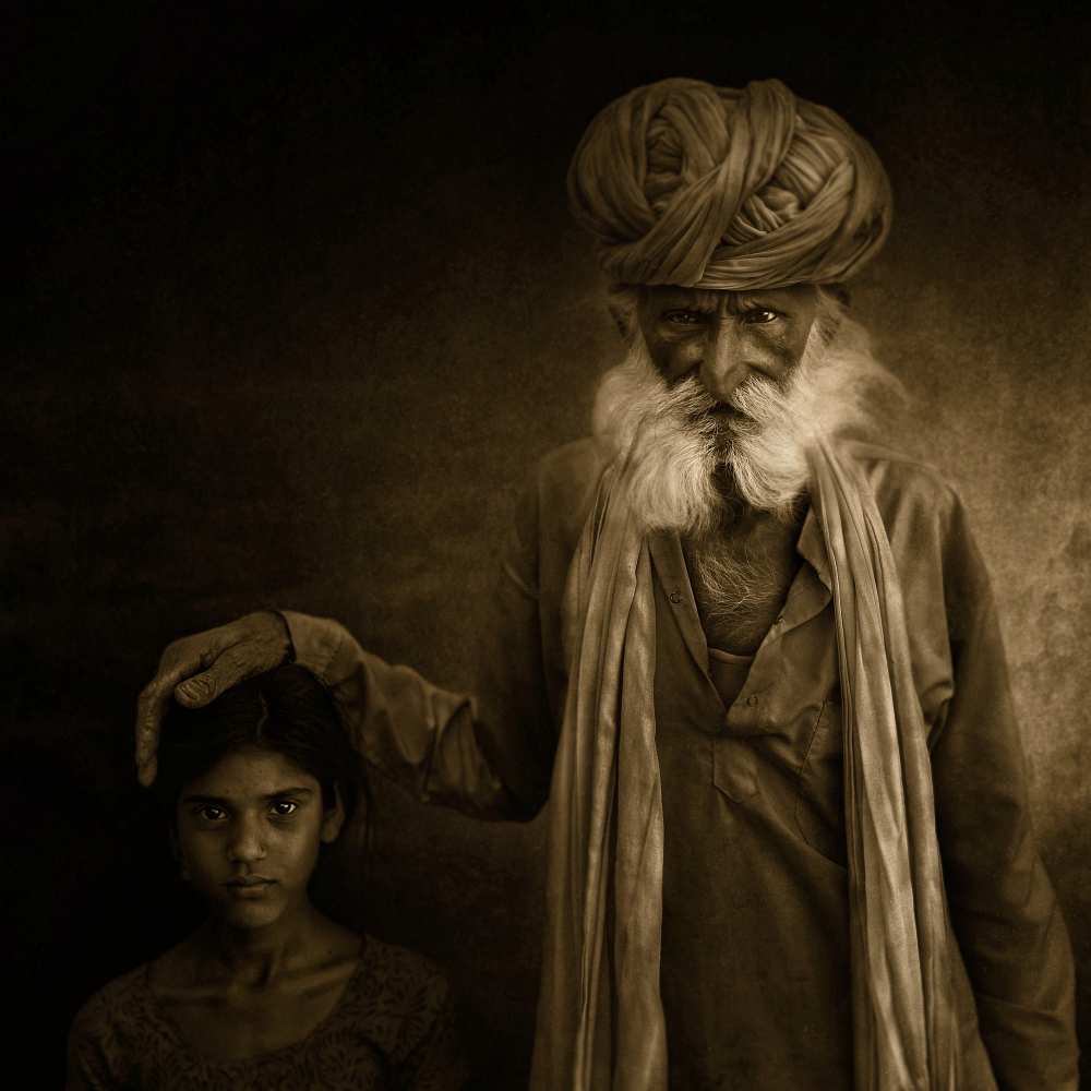 With Grandpa a Fadhel Almutaghawi