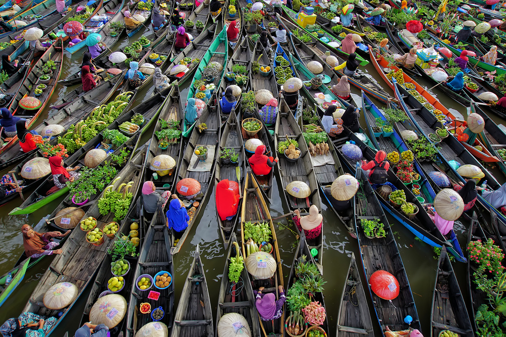 Lokbaintan Floating Market Festival a Fauzan Maududdin