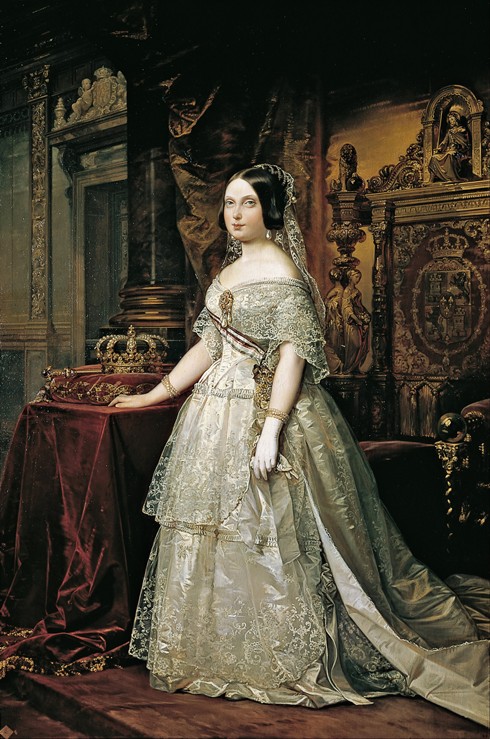 Portrait of Isabella II of Spain a Federico de Madrazo y Kuntz