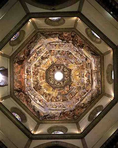 The Last Judgement, from the cupola of the Duomo a Federico Vasari