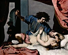 Tarquin and Lucretia (oil on canvas)