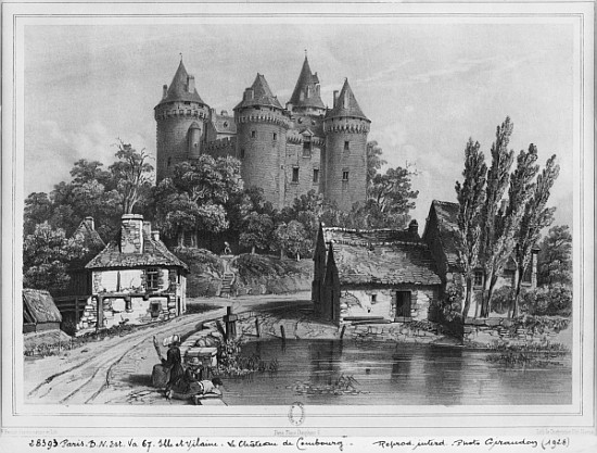 The Castle of Combourg (see also 382414) a Felix Benoist