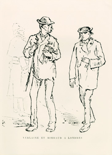 Paul Verlaine and Arthur Rimbaud in London a Felix Elie Regamey