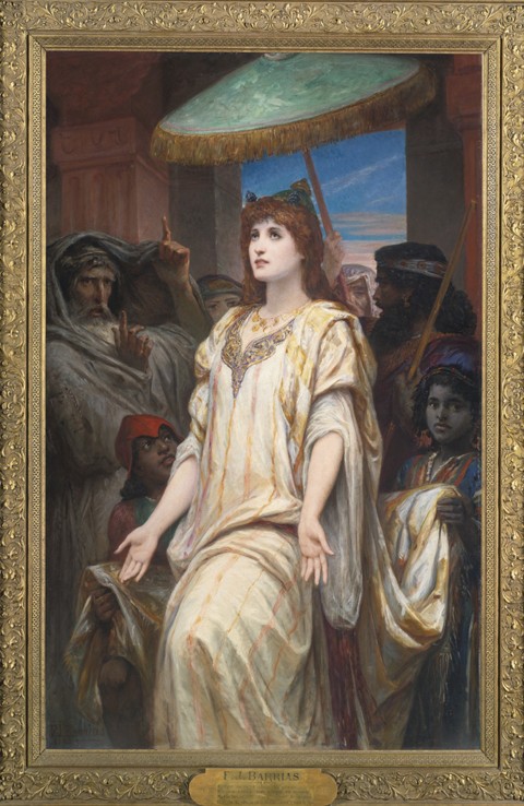 Esther before Ahasuerus a Felix-Joseph Barrias