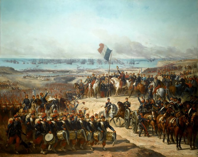 Disembarkation of the French Army at Eupatoria, 14 September 1854 a Felix-Joseph Barrias