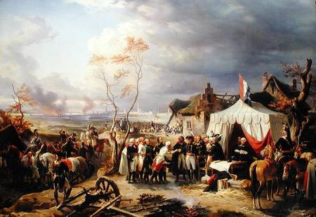 General De La Morliere Receiving the Surrender of Antwerp, 29th November 1792 a Felix Philippoteaux