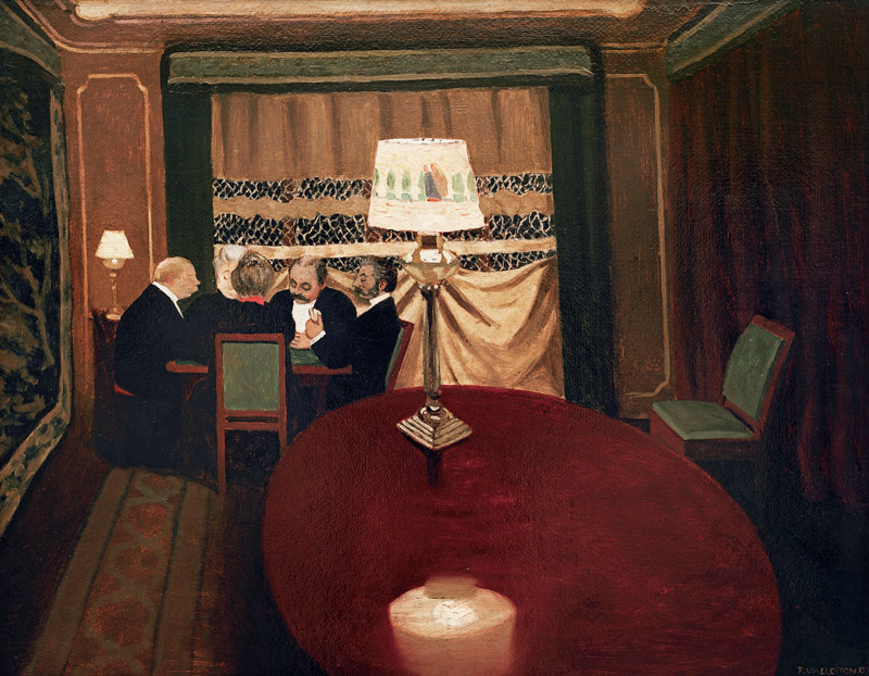 A Round of Poker a Felix Vallotton