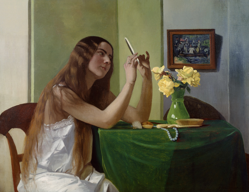 At the Dressing Table a Felix Vallotton