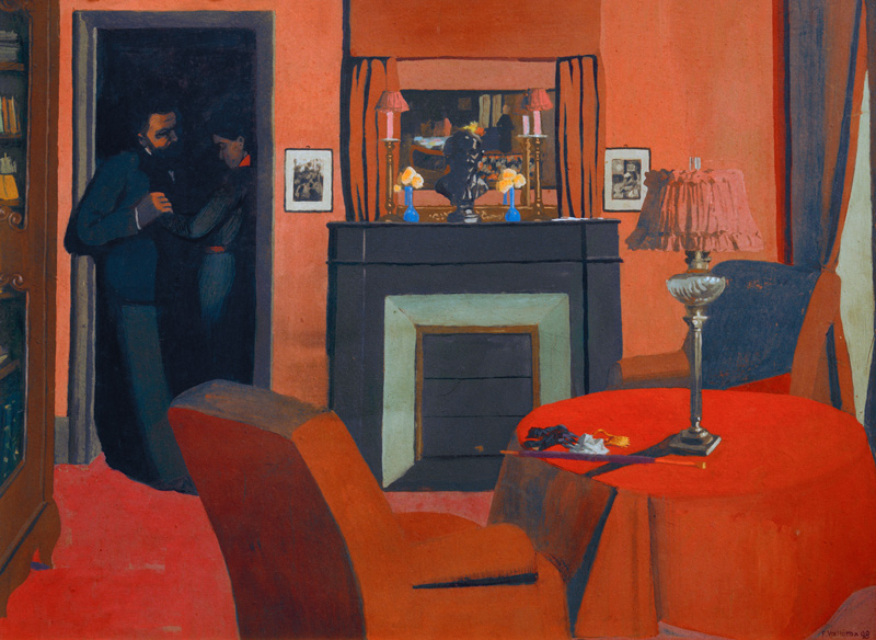 Vallotton / The red room / 1898 a Felix Vallotton