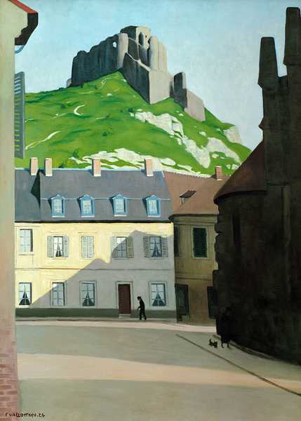 F.Vallotton, Platz in Les Andelys a Felix Vallotton