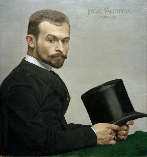 Felix Jasinski / Gemälde v.F.Vallotton a Felix Vallotton