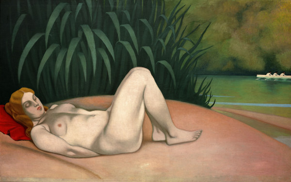 F.Vallotton / Nude by River Bank / 1921 a Felix Vallotton