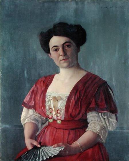 Portrait of Mme Haasen a Felix Vallotton