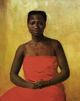 F.Vallotton / Seated negress / 1911