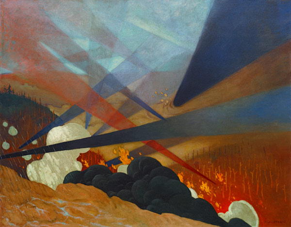 F.Vallotton / Verdun / Painting / 1917 a Felix Vallotton