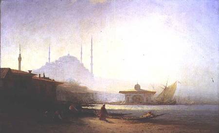 View of Istanbul a Felix Ziem