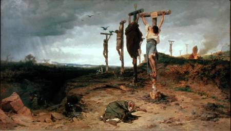 The Damned Field, Execution place in the Roman Empire a Feodor Andrejeitsch Bronnikov