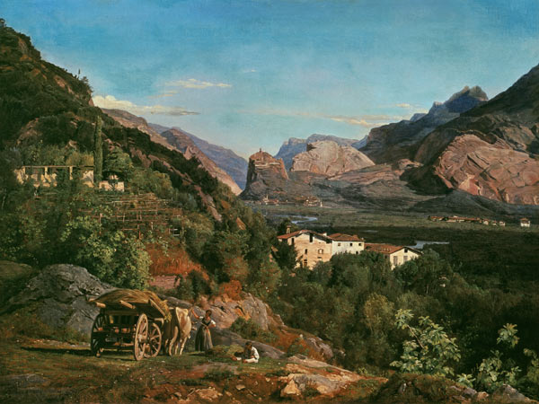 Waldmueller / View of Arco / 1841 a Ferdinand Georg Waldmüller