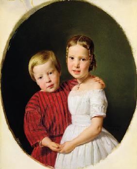 Portrait of Two Children