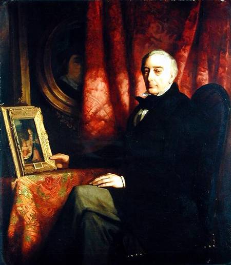 Portrait of the art collector Nicolaus Hudtwalcker a Ferdinand Heilbuth