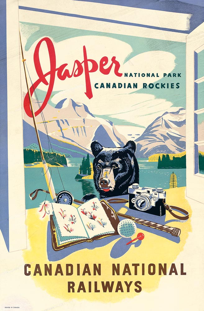 Jasper, Canadian National Railways. a Ferdinand Hodler