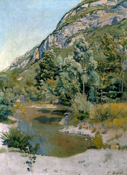 The Foot of Petit Salve a Ferdinand Hodler