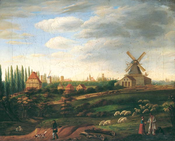 Ansicht der Stadt Münster von Südwesten a Ferdinand Hodler