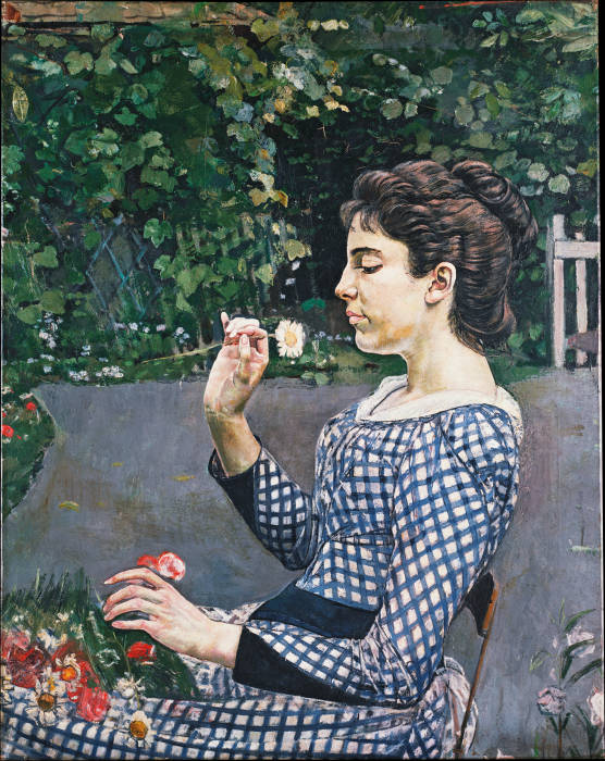 Portrait of Hélène Weiglé a Ferdinand Hodler