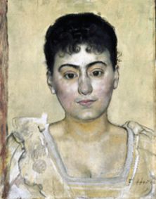 Portrait madam de R. a Ferdinand Hodler