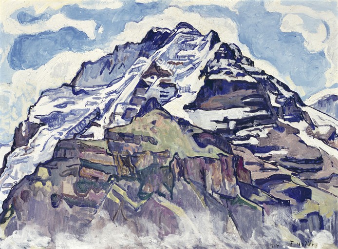The Jungfrau, as Seen from Muerren a Ferdinand Hodler