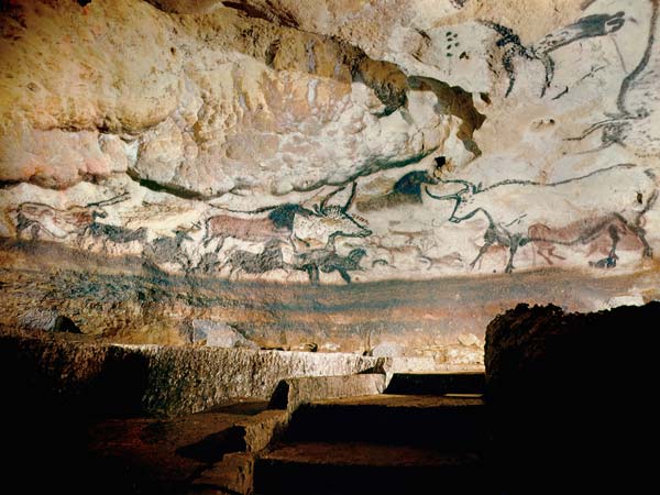 Höhle von Lascaux, Dordogne a Ferdinand Hodler