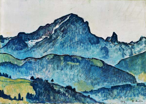 Le grand Muveran (Bernese Alps) a Ferdinand Hodler