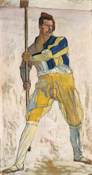 Marignano warrior a Ferdinand Hodler