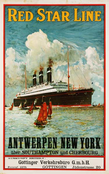 Red Star Line, Antwerpen-New York a Ferdinand Hodler