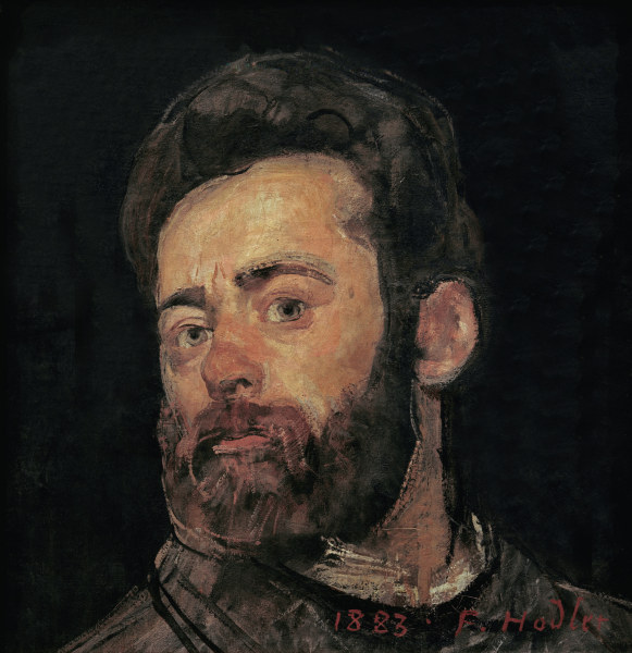 Self-portrait 1883 a Ferdinand Hodler