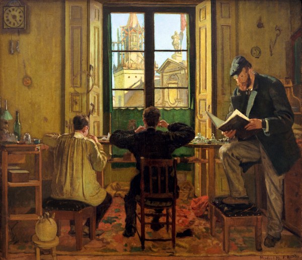 Watchmakers in Madrid a Ferdinand Hodler
