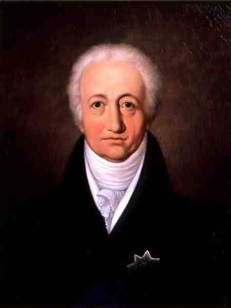 Portrait of Johann Wolfgang von Goethe (1749-1832) a Ferdinand Jagemann