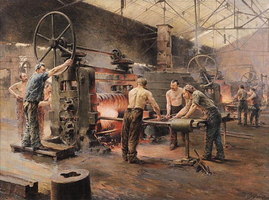 The Rolling Mill a Ferdinand Joseph Gueldry