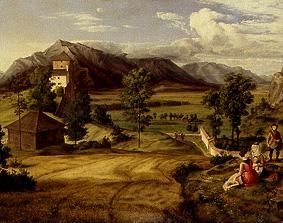 Salzburgische landscape. a Ferdinand Olivier