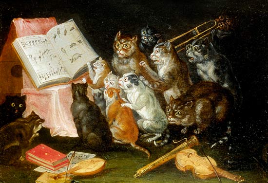 A Musical Gathering of Cats a Ferdinand van Kessel