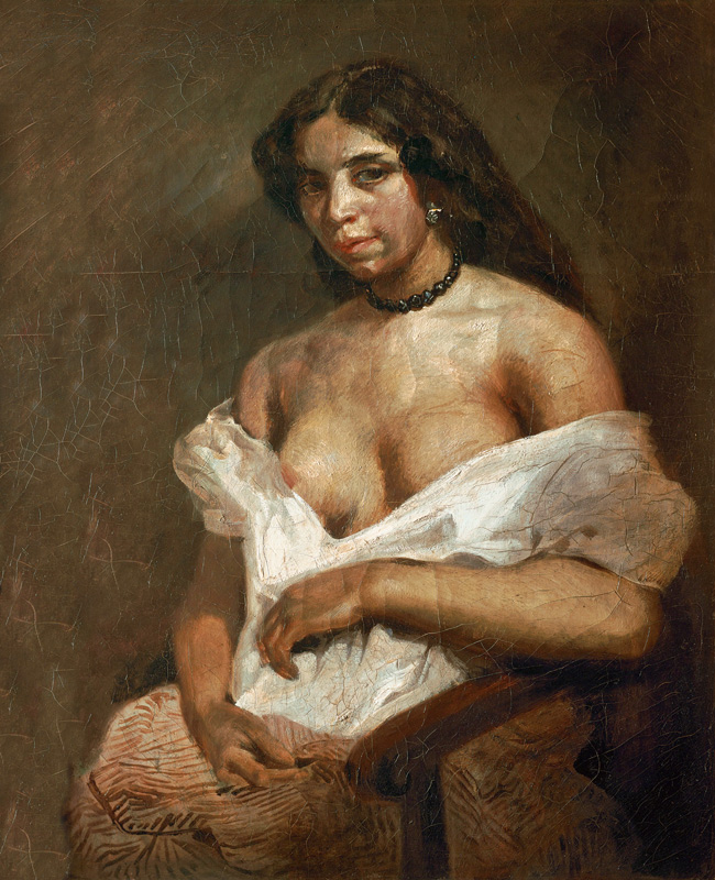 Aspasia a Ferdinand Victor Eugène Delacroix