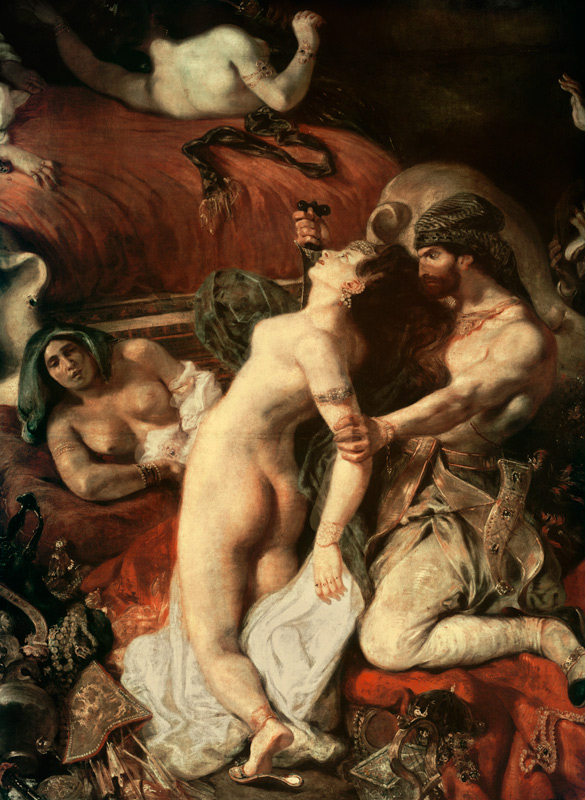 Delacroix / Death of Sardanapalus / 1827 a Ferdinand Victor Eugène Delacroix