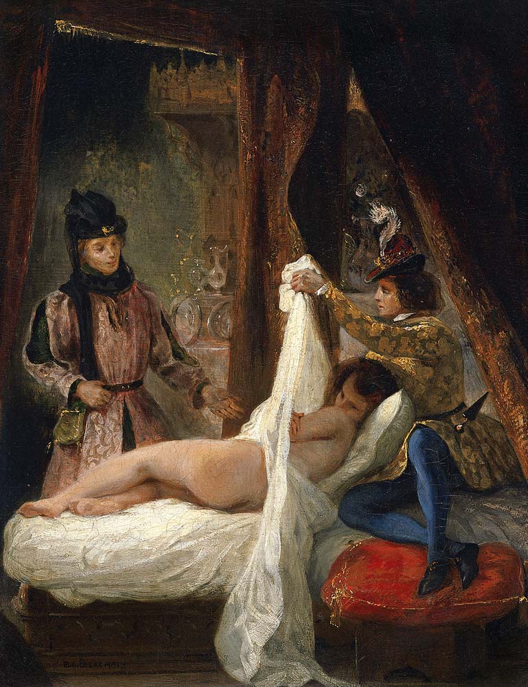 The Duke of Orléans showing his Lover a Ferdinand Victor Eugène Delacroix