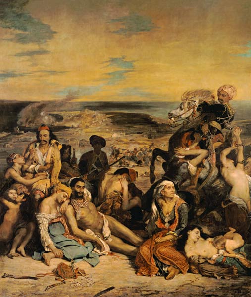 Massacre of Chios a Ferdinand Victor Eugène Delacroix