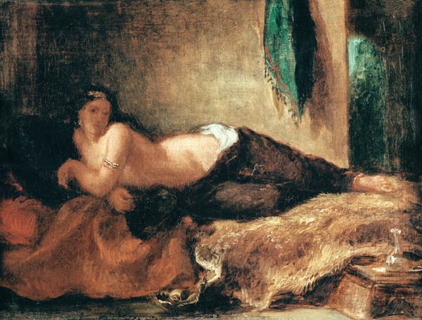 Odalisque a Ferdinand Victor Eugène Delacroix