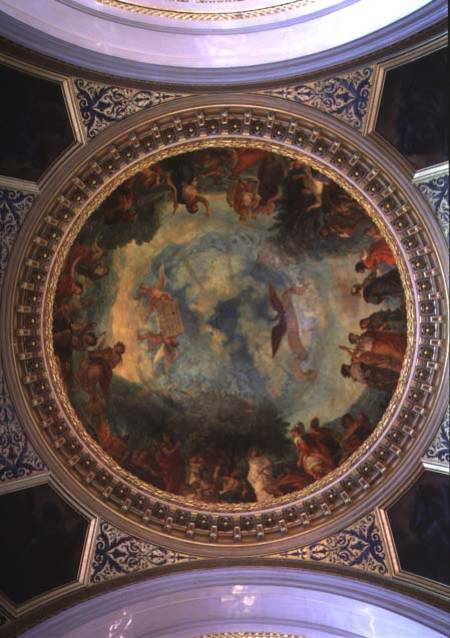 Aurora, ceiling painting possibly from the Library a Ferdinand Victor Eugène Delacroix