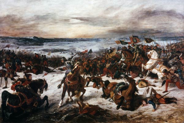 Death of Charles the Brave a Ferdinand Victor Eugène Delacroix