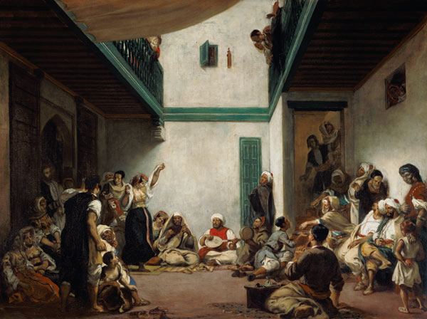 A Jewish wedding in Morocco a Ferdinand Victor Eugène Delacroix
