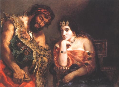 Cleopatra and the smallholder a Ferdinand Victor Eugène Delacroix