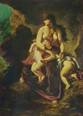 Medea a Ferdinand Victor Eugène Delacroix